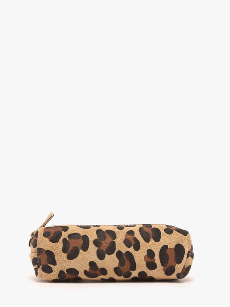 Etui Leder Milano Veelkleurig velvet leopardo VL22116