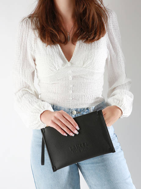 Ritsetui Jour Leder Lancel Zwart jour A13174 ander zicht 1