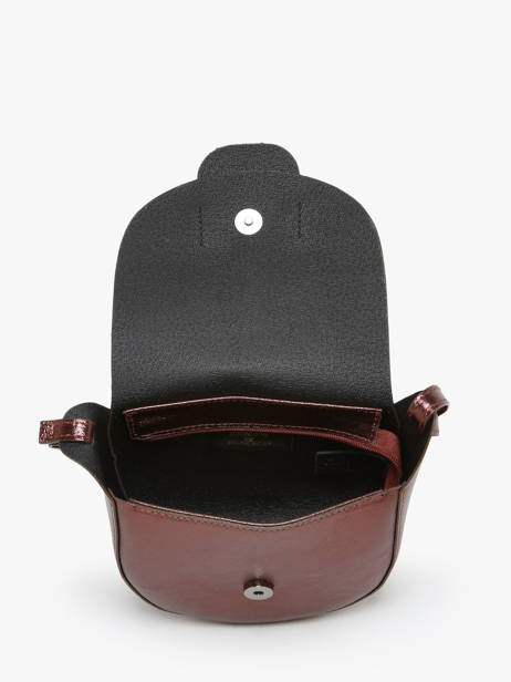 Cross Body Tas Nine Leder Milano Bruin nine NI24064 ander zicht 3