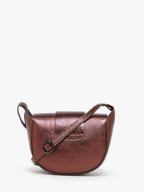 Cross Body Tas Nine Leder Milano Bruin nine NI24064 ander zicht 4