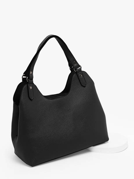 Sac à Main Caviar Cuir Milano Noir caviar CA24067 vue secondaire 2