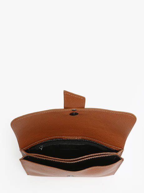 Sac Bandoulière Caviar Cuir Milano Marron caviar CA240610 vue secondaire 3