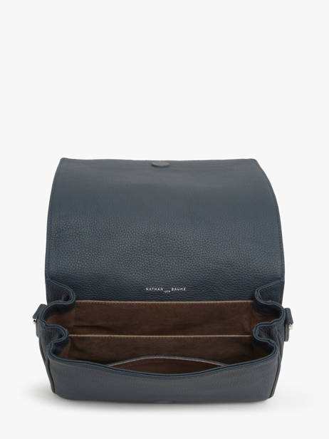 Cross Body Tas Rotterdam Leder Nathan baume Blauw mondrian 3 ander zicht 3