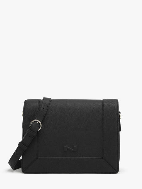 Cross Body Tas Rotterdam Leder Nathan baume Zwart mondrian 3