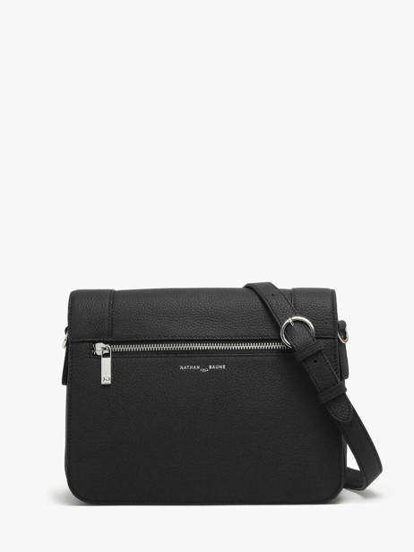 Cross Body Tas Rotterdam Leder Nathan baume Zwart mondrian 3 ander zicht 4