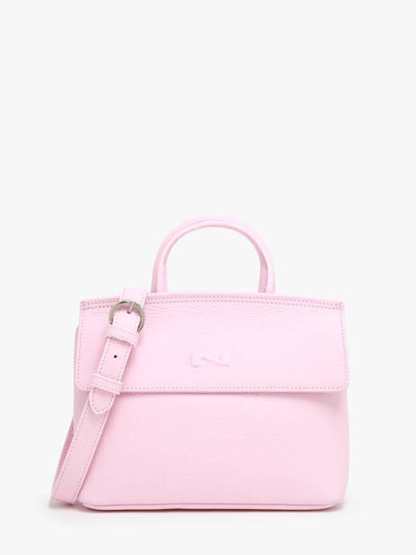 Cross Body Tas Calie Leder Nathan baume Roze nathan 19