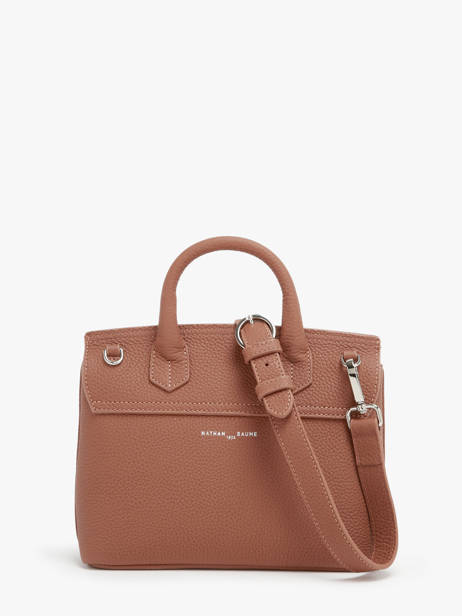 Sac Bandoulière Calie Cuir Nathan baume Marron nathan 19 vue secondaire 4