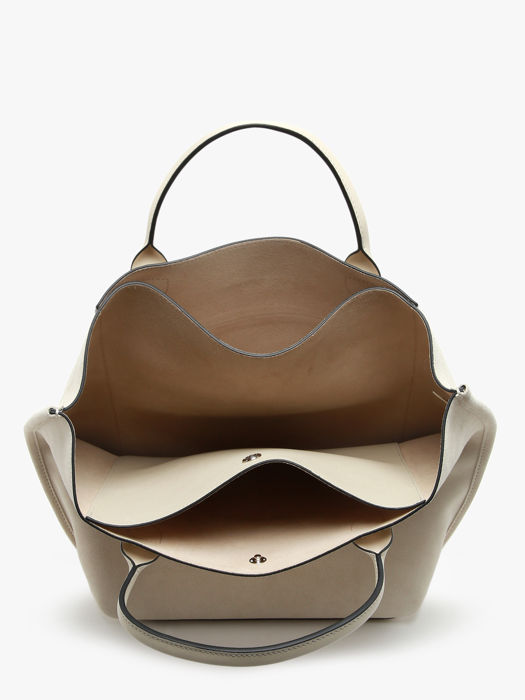 Longchamp Cabas longchamp velours Sac porté main Beige