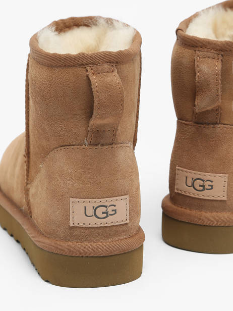 Classic Mini Ii Laarzen Uit Leder Ugg Bruin women 1016222 ander zicht 3