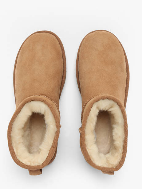 Classic Mini Ii Laarzen Uit Leder Ugg Bruin women 1016222 ander zicht 4