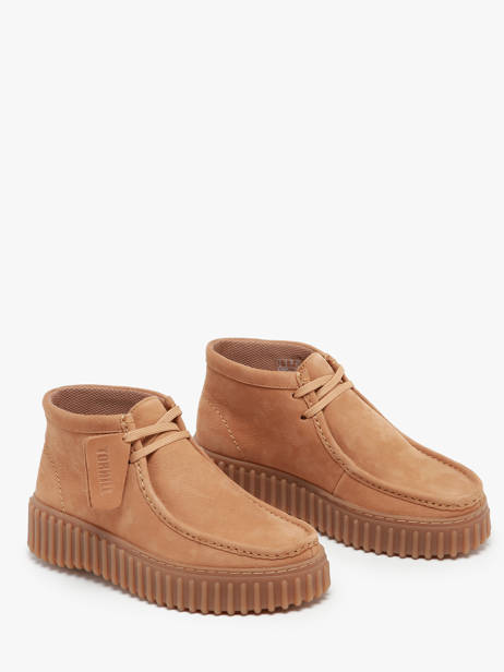 Derby Veterschoenen Torhill Moss Uit Leder Clarks Beige women 26179359 ander zicht 2