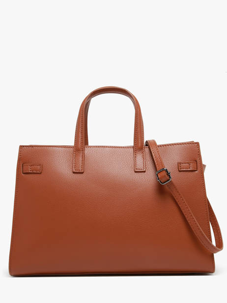 Handtas Caviar Leder Milano Oranje caviar CA24062 ander zicht 4