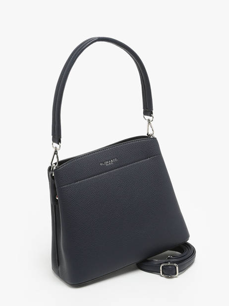 Schoudertas /cross Body Grained Miniprix Blauw grained F8515 ander zicht 2