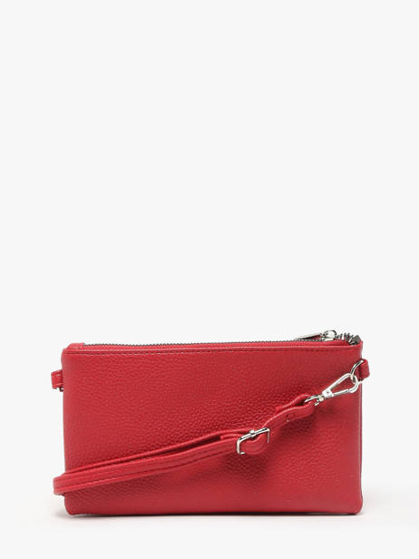 Cross Body Tas Met Kaarthouder Grained Miniprix Rood grained H6020 ander zicht 3