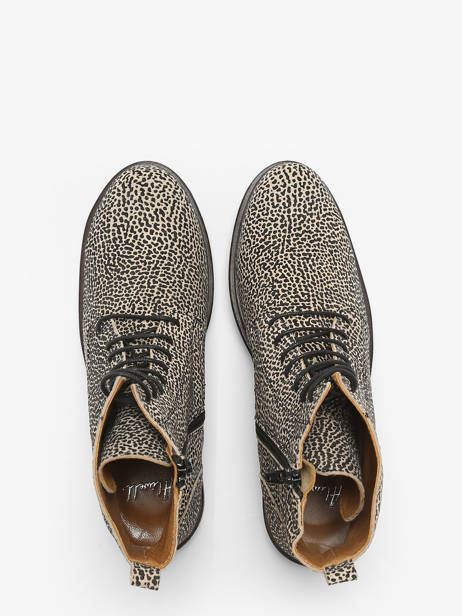 Bottines Zag En Cuir Aliwell Gris accessoires ZAG vue secondaire 4