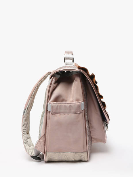 Rugzak 2 Compartimenten Caramel et cie Goud boheme FI ander zicht 2