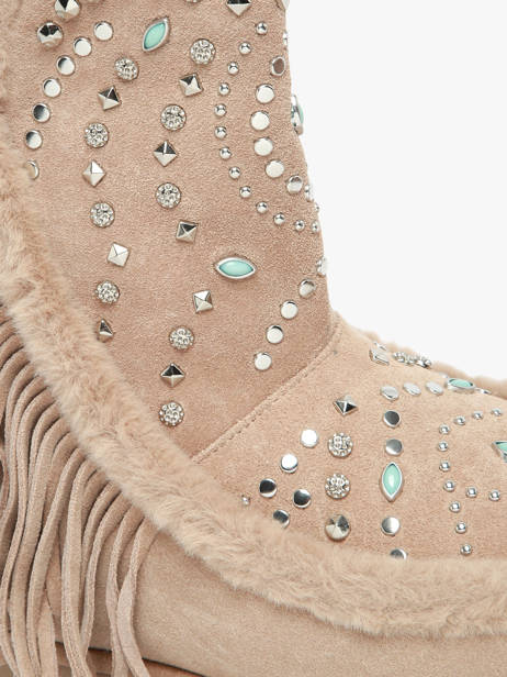 Boots Crosta Uit Leder Alma en pena Beige women I241007 ander zicht 3