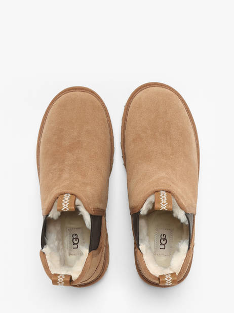 Boots Neumel Chelsea Uit Leder Ugg Beige men 1121644 ander zicht 3