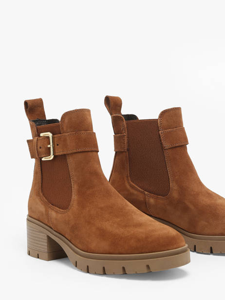 Bottines En Cuir Tamaris Marron accessoires 43 vue secondaire 2