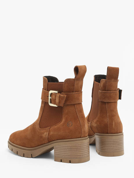 Bottines En Cuir Tamaris Marron accessoires 43 vue secondaire 3