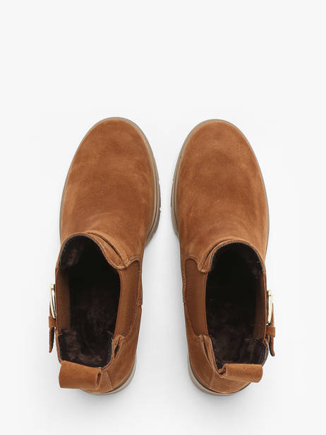 Bottines En Cuir Tamaris Marron accessoires 43 vue secondaire 4