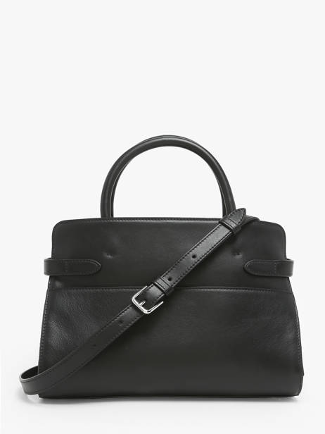 Sac PortÃ© Main Emie Cuir Le tanneur Noir emie TEMI16M1 vue secondaire 4