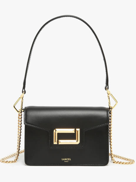 Cross Body Tas Angele Leder Lancel Zwart angele A13275