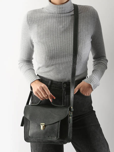 Cross Body Tas La Suite 1960 Leder Paul marius Groen la suite 1960 GEORG960 ander zicht 1