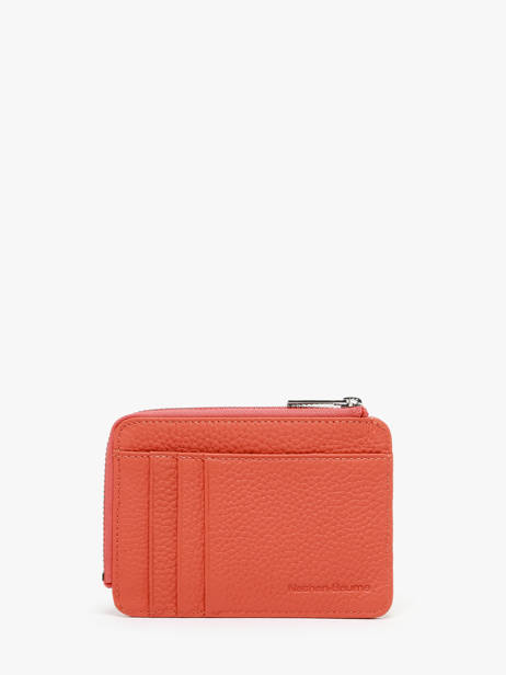 Portemonnee Met Kaarthouder Original N Leder Nathan baume Oranje original n 217N ander zicht 2