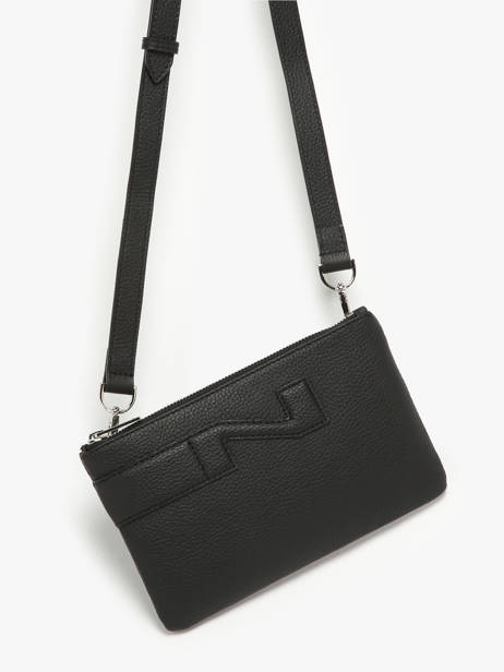 Crossbody Tas Florence Leder Nathan baume Zwart n city 4 ander zicht 2