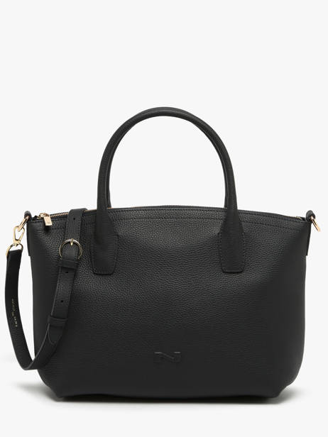 Handtas Tina Leder Nathan baume Zwart victoria 87