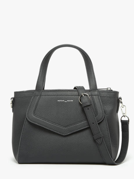 Handtas Cacao Leder Nathan baume Grijs candy 6 ander zicht 4