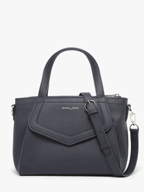 Handtas Cacao Leder Nathan baume Blauw candy 6 ander zicht 4