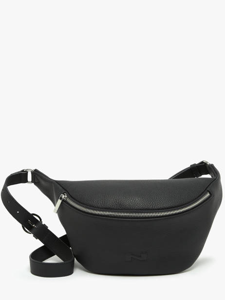 Belt Bag Large Derby Bis Leder Nathan baume Zwart n city 22