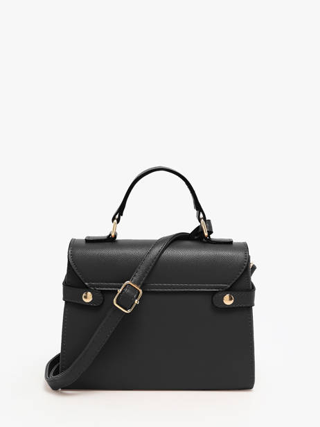 Sac BandouliÃ¨re Saffiano Miniprix Noir saffiano HY5434 vue secondaire 3