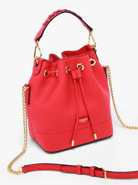 Bucket Bag S Ninon Leder Lancel Rood ninon A10922 ander zicht 2