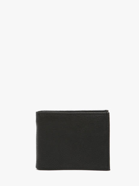 Portefeuille Met Portemonnee Leder Miniprix Zwart essentiel 8875