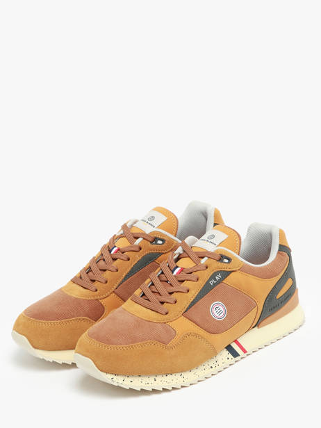 Sneakers Chamonix Serge blanco Bruin men 1914P230 ander zicht 1