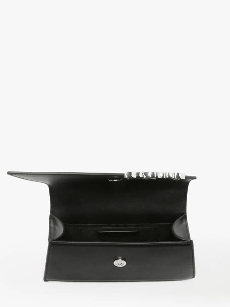 Cross Body Tas K Signature Leder Karl lagerfeld Zwart k signature 246W3099 ander zicht 3
