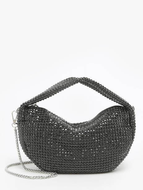 Avondtas Miniprix Zwart strass GL37003