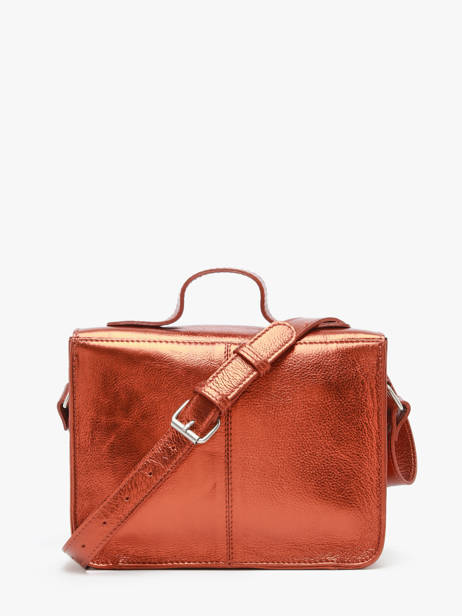 Cross Body Tas Melle George Ginger Leder Paul marius Oranje ginger GEORGGIN ander zicht 4