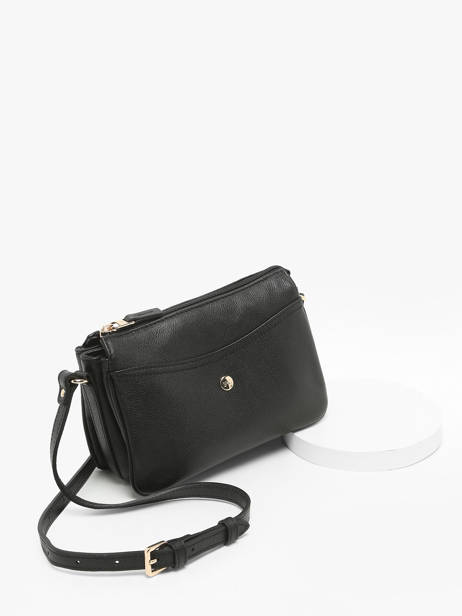 Cross Body Tas Luna Leder Hexagona Zwart luna 6820086 ander zicht 2