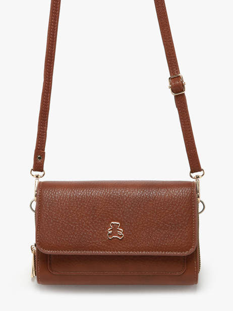 Cross Body Tas Zip Lulu castagnette Bruin zip WISH ander zicht 2