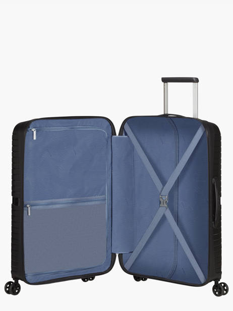 Harde Reiskoffer Airconic American tourister Zwart airconic 128187 ander zicht 3