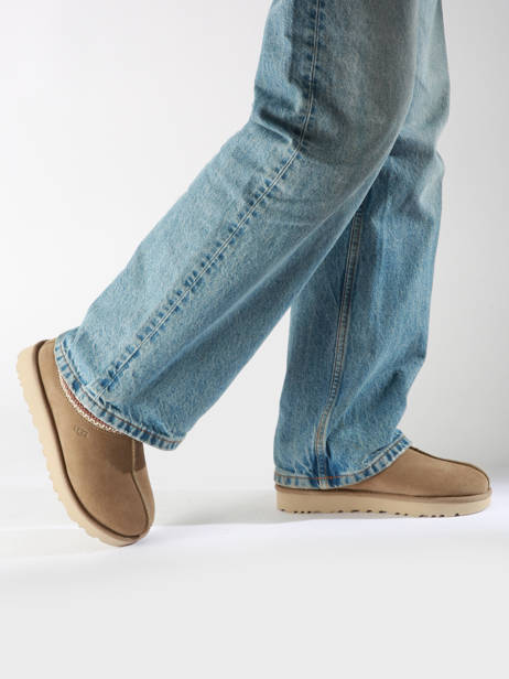 Pantoffels Tasman Uit Leder Ugg Beige women - 00005955 ander zicht 1