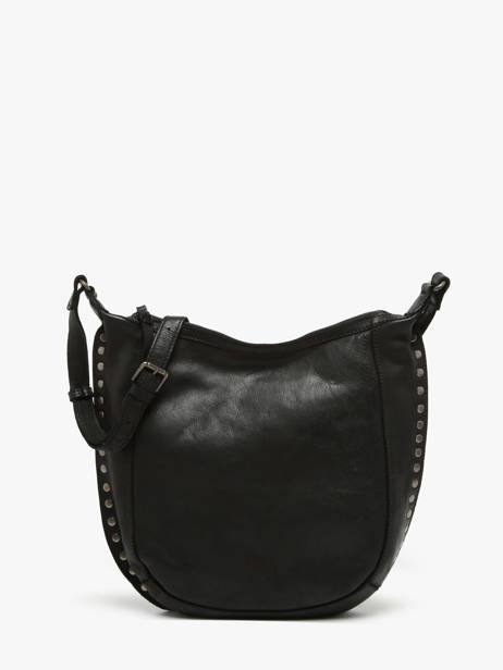 Cross Body Tas Barcelone Leder Basilic pepper Zwart barcelone BBAC02