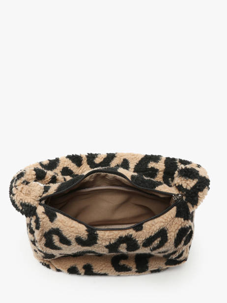 Cross Body Tas Fur Miniprix Beige fur 3927 ander zicht 2