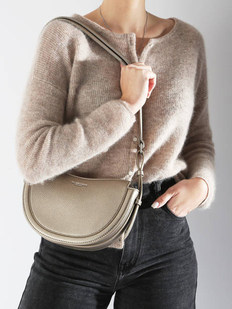 Cross Body Tas Grained Miniprix Grijs grained H8525 ander zicht 1