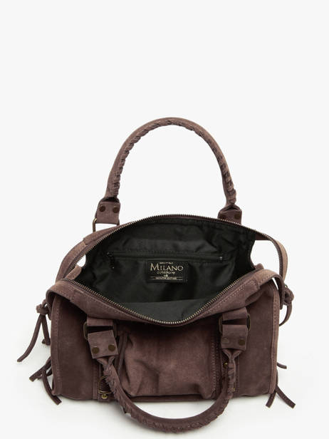 Sac Porté épaule Velvet Milano Marron velvet VE24094 vue secondaire 3