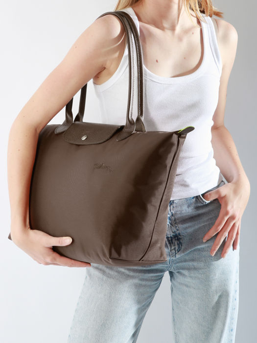 Longchamp Le pliage green Besace Marron